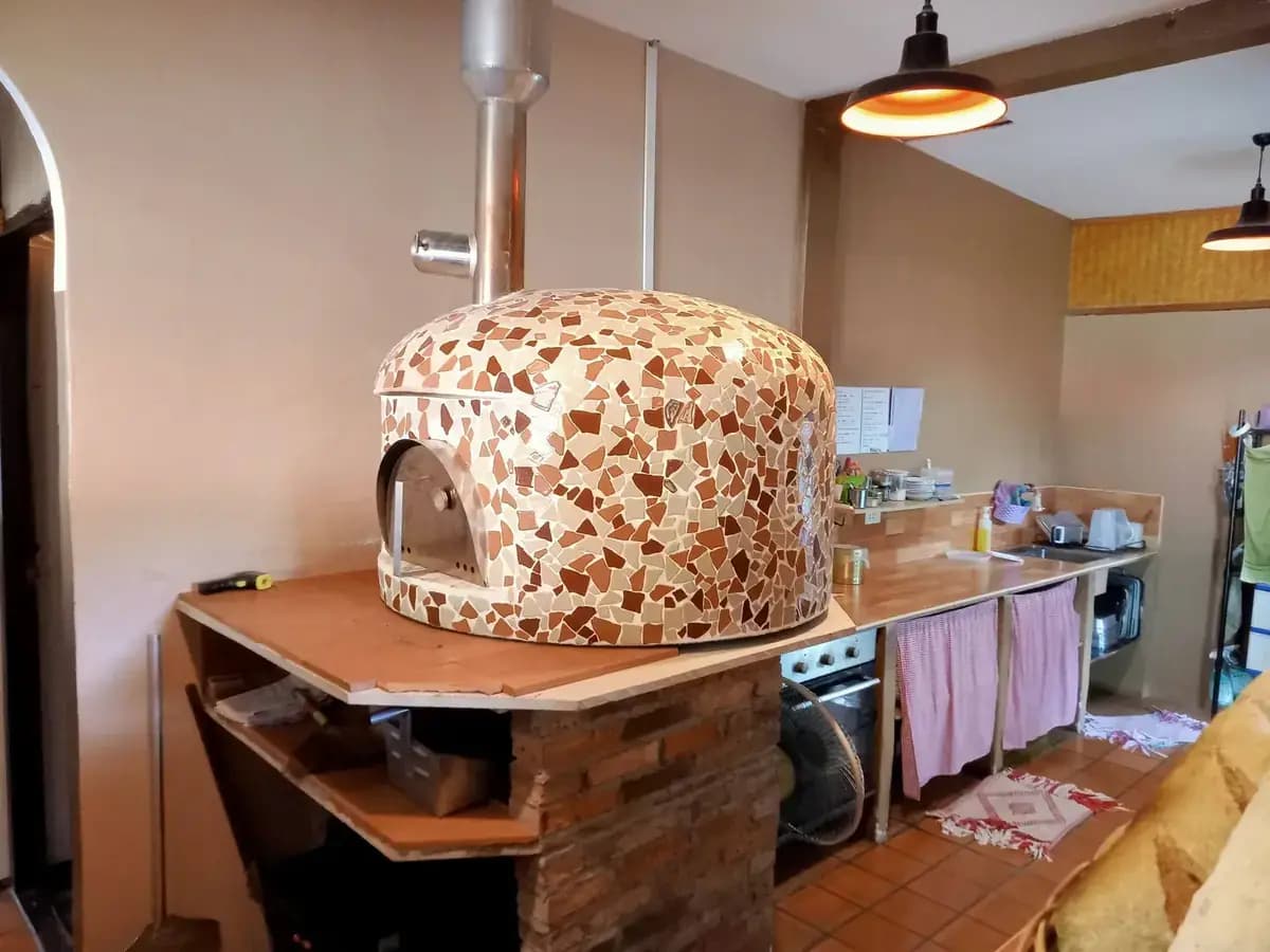 Pizza four à bois